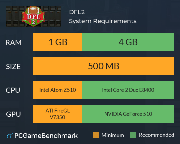 DFL2 System Requirements PC Graph - Can I Run DFL2 DFL2 System Requirements PC Graph - Can I Run DFL2
