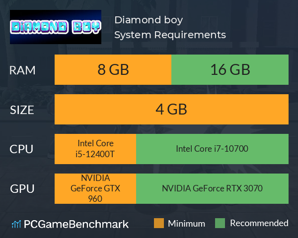 Diamond boy System Requirements PC Graph - Can I Run Diamond boy Diamond boy System Requirements PC Graph - Can I Run Diamond boy