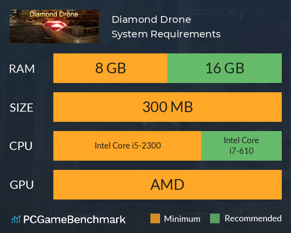 Diamond Drone System Requirements PC Graph - Can I Run Diamond Drone