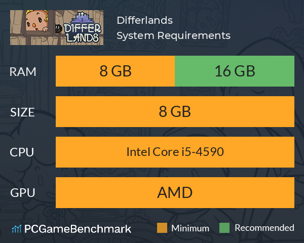 Differlands System Requirements PC Graph - Can I Run Differlands Differlands System Requirements PC Graph - Can I Run Differlands