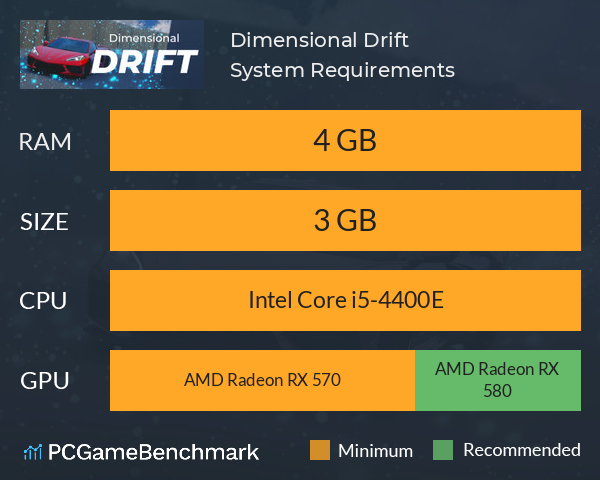 Dimensional Drift System Requirements PC Graph - Can I Run Dimensional Drift Dimensional Drift System Requirements PC Graph - Can I Run Dimensional Drift