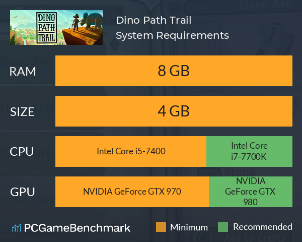 Dino Path Trail System Requirements PC Graph - Can I Run Dino Path Trail Dino Path Trail System Requirements PC Graph - Can I Run Dino Path Trail