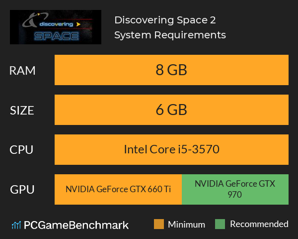 Discovering Space 2 System Requirements PC Graph - Can I Run Discovering Space 2 Discovering Space 2 System Requirements PC Graph - Can I Run Discovering Space 2