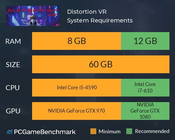 Distortion VR System Requirements PC Graph - Can I Run Distortion VR Distortion VR System Requirements PC Graph - Can I Run Distortion VR