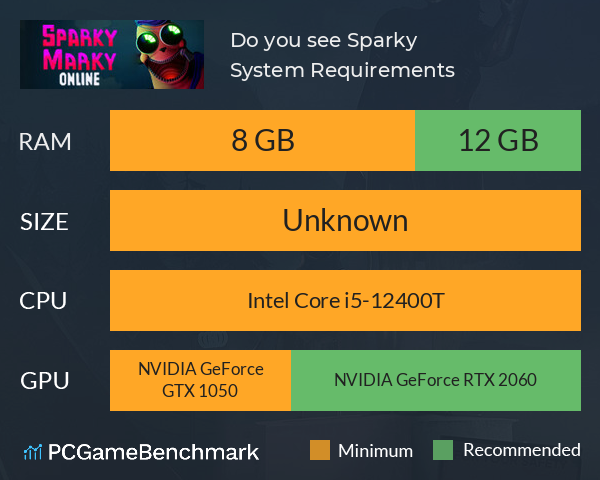Do you see Sparky? System Requirements PC Graph - Can I Run Do you see Sparky? Do you see Sparky? System Requirements PC Graph - Can I Run Do you see Sparky?