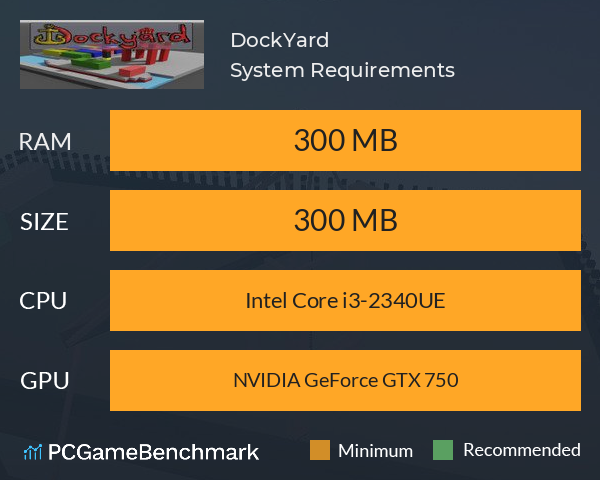 DockYard System Requirements PC Graph - Can I Run DockYard DockYard System Requirements PC Graph - Can I Run DockYard