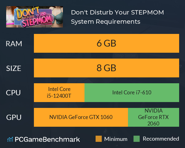 Don't Disturb Your STEPMOM System Requirements PC Graph - Can I Run Don't Disturb Your STEPMOM Don't Disturb Your STEPMOM System Requirements PC Graph - Can I Run Don't Disturb Your STEPMOM