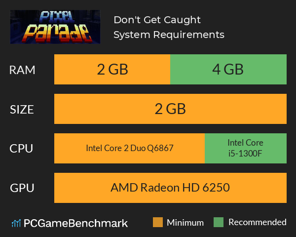 Don't Get Caught! System Requirements PC Graph - Can I Run Don't Get Caught! Don't Get Caught! System Requirements PC Graph - Can I Run Don't Get Caught!