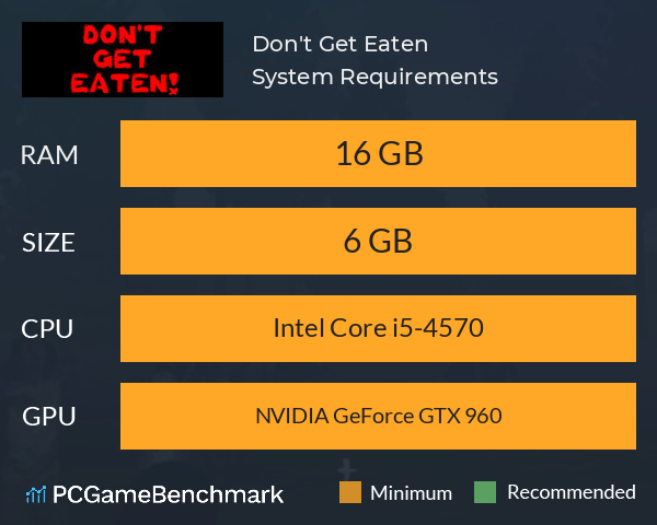 Don't Get Eaten! System Requirements PC Graph - Can I Run Don't Get Eaten! Don't Get Eaten! System Requirements PC Graph - Can I Run Don't Get Eaten!
