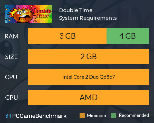 Double Time System Requirements PC Graph - Can I Run Double Time Double Time System Requirements PC Graph - Can I Run Double Time