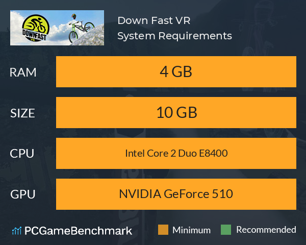 Down Fast VR System Requirements PC Graph - Can I Run Down Fast VR Down Fast VR System Requirements PC Graph - Can I Run Down Fast VR