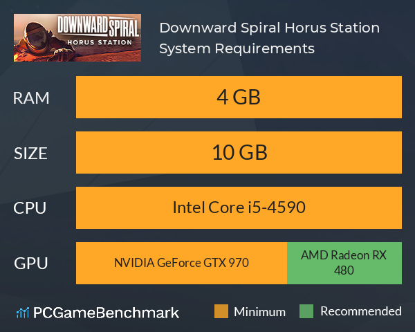 Downward Spiral: Horus Station System Requirements PC Graph - Can I Run Downward Spiral: Horus Station Downward Spiral: Horus Station System Requirements PC Graph - Can I Run Downward Spiral: Horus Station