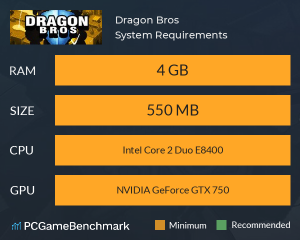 Dragon Bros System Requirements PC Graph - Can I Run Dragon Bros Dragon Bros System Requirements PC Graph - Can I Run Dragon Bros