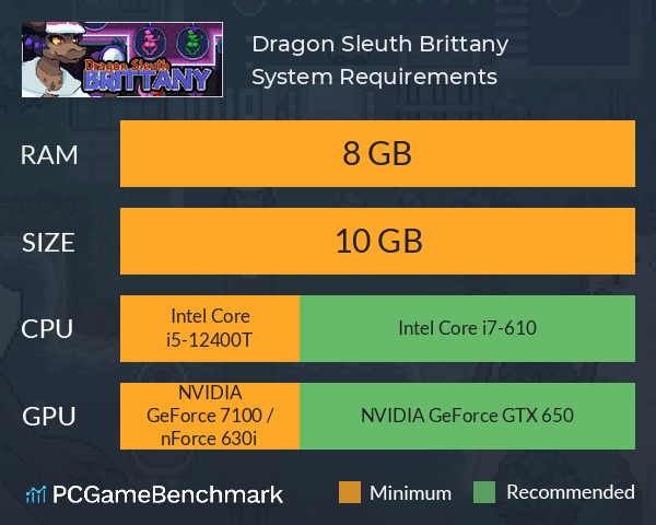 Dragon Sleuth Brittany System Requirements PC Graph - Can I Run Dragon Sleuth Brittany Dragon Sleuth Brittany System Requirements PC Graph - Can I Run Dragon Sleuth Brittany