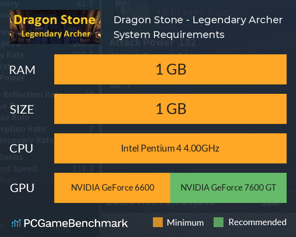 Dragon Stone - Legendary Archer System Requirements PC Graph - Can I Run Dragon Stone - Legendary Archer