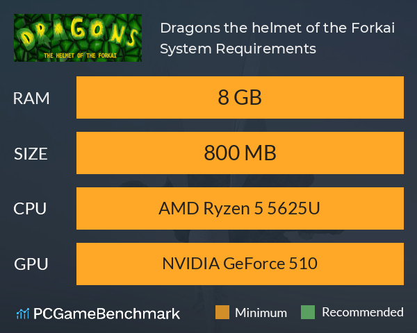 Dragons: the helmet of the Forkai System Requirements PC Graph - Can I Run Dragons: the helmet of the Forkai Dragons: the helmet of the Forkai System Requirements PC Graph - Can I Run Dragons: the helmet of the Forkai