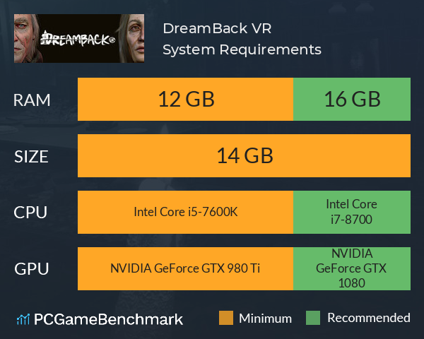 DreamBack VR System Requirements PC Graph - Can I Run DreamBack VR DreamBack VR System Requirements PC Graph - Can I Run DreamBack VR