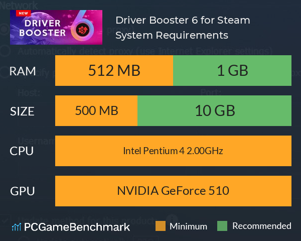 Driver Booster 6 for Steam System Requirements PC Graph - Can I Run Driver Booster 6 for Steam Driver Booster 6 for Steam System Requirements PC Graph - Can I Run Driver Booster 6 for Steam