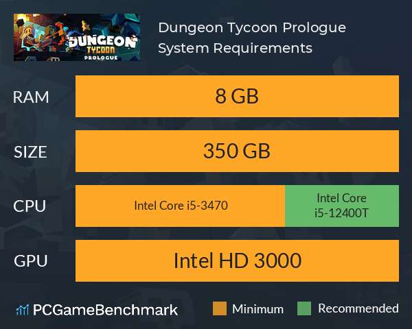Dungeon Tycoon: Prologue System Requirements PC Graph - Can I Run Dungeon Tycoon: Prologue Dungeon Tycoon: Prologue System Requirements PC Graph - Can I Run Dungeon Tycoon: Prologue