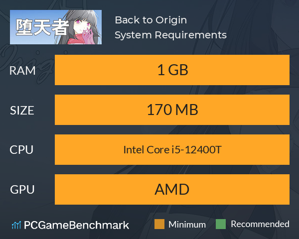 堕天者 ~Back to Origin~ System Requirements PC Graph - Can I Run 堕天者 ~Back to Origin~ 堕天者 ~Back to Origin~ System Requirements PC Graph - Can I Run 堕天者 ~Back to Origin~
