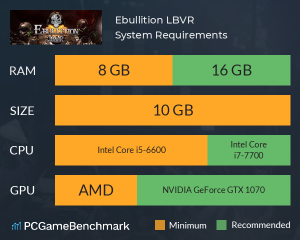 Ebullition LBVR System Requirements PC Graph - Can I Run Ebullition LBVR Ebullition LBVR System Requirements PC Graph - Can I Run Ebullition LBVR