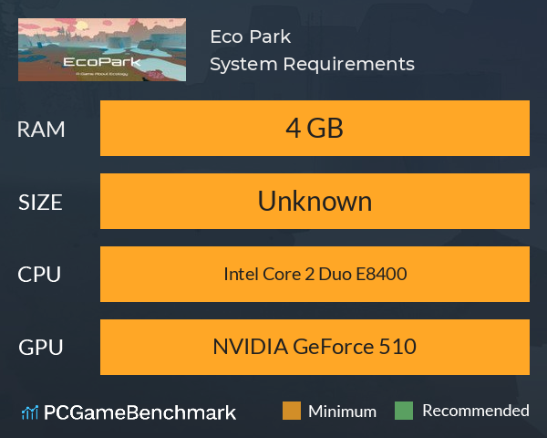 Eco Park System Requirements PC Graph - Can I Run Eco Park