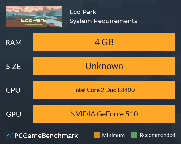 Eco Park System Requirements PC Graph - Can I Run Eco Park Eco Park System Requirements PC Graph - Can I Run Eco Park