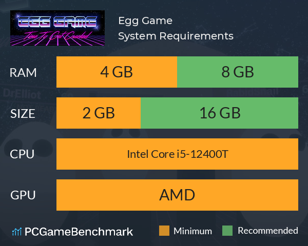 Egg Game System Requirements PC Graph - Can I Run Egg Game