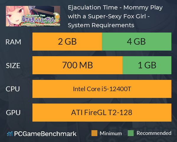 Ejaculation Time - Mommy Play with a Super-Sexy Fox Girl - System Requirements PC Graph - Can I Run Ejaculation Time - Mommy Play with a Super-Sexy Fox Girl - Ejaculation Time - Mommy Play with a Super-Sexy Fox Girl - System Requirements PC Graph - Can I Run Ejaculation Time - Mommy Play with a Super-Sexy Fox Girl -