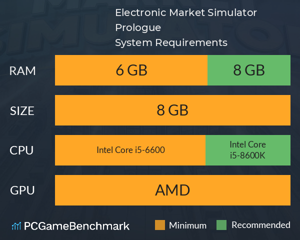 Electronic Market Simulator: Prologue System Requirements PC Graph - Can I Run Electronic Market Simulator: Prologue Electronic Market Simulator: Prologue System Requirements PC Graph - Can I Run Electronic Market Simulator: Prologue