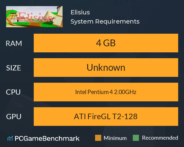 Elisius System Requirements PC Graph - Can I Run Elisius Elisius System Requirements PC Graph - Can I Run Elisius