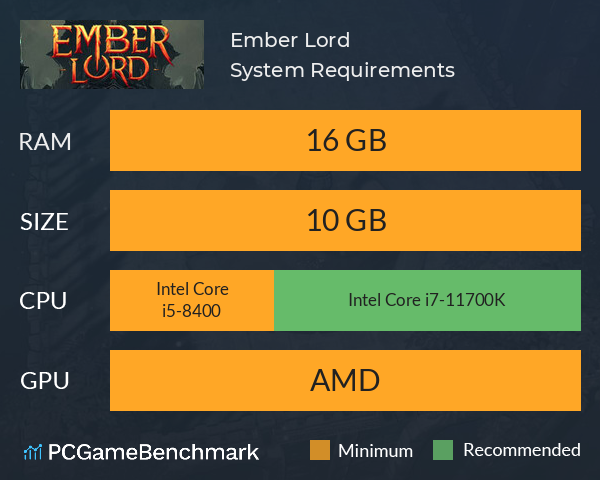 Ember Lord System Requirements PC Graph - Can I Run Ember Lord Ember Lord System Requirements PC Graph - Can I Run Ember Lord
