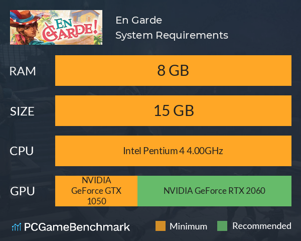 En Garde! System Requirements PC Graph - Can I Run En Garde!