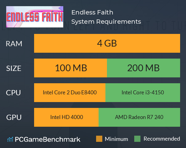 Endless Faith System Requirements PC Graph - Can I Run Endless Faith Endless Faith System Requirements PC Graph - Can I Run Endless Faith