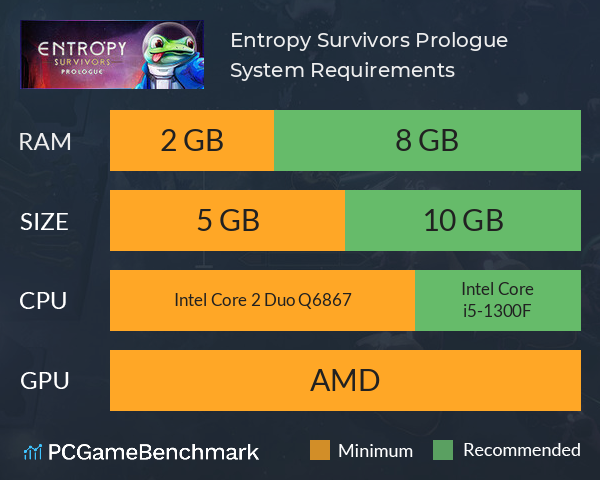 Entropy Survivors: Prologue System Requirements PC Graph - Can I Run Entropy Survivors: Prologue Entropy Survivors: Prologue System Requirements PC Graph - Can I Run Entropy Survivors: Prologue