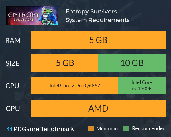 Entropy Survivors System Requirements PC Graph - Can I Run Entropy Survivors Entropy Survivors System Requirements PC Graph - Can I Run Entropy Survivors