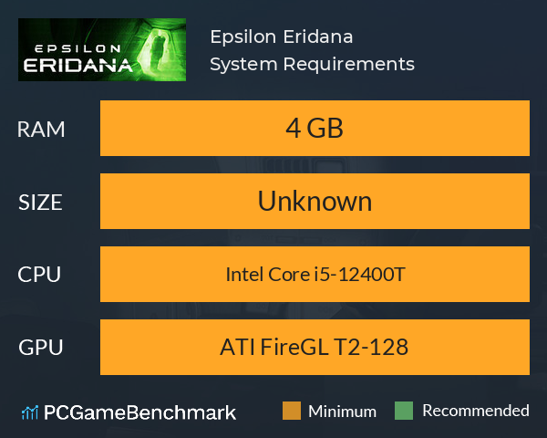 Epsilon Eridana System Requirements PC Graph - Can I Run Epsilon Eridana Epsilon Eridana System Requirements PC Graph - Can I Run Epsilon Eridana