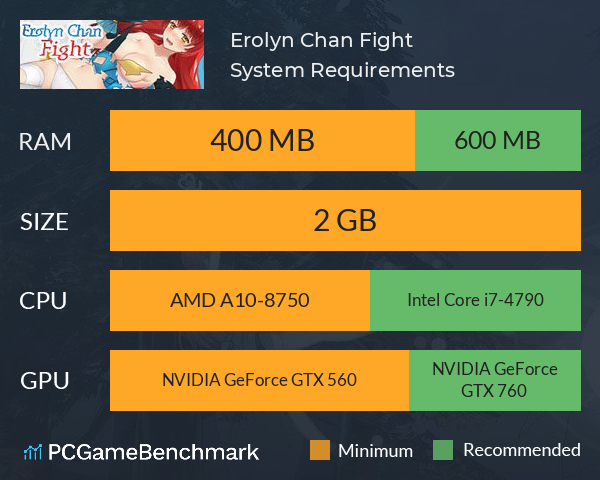 Erolyn Chan Fight System Requirements PC Graph - Can I Run Erolyn Chan Fight Erolyn Chan Fight System Requirements PC Graph - Can I Run Erolyn Chan Fight