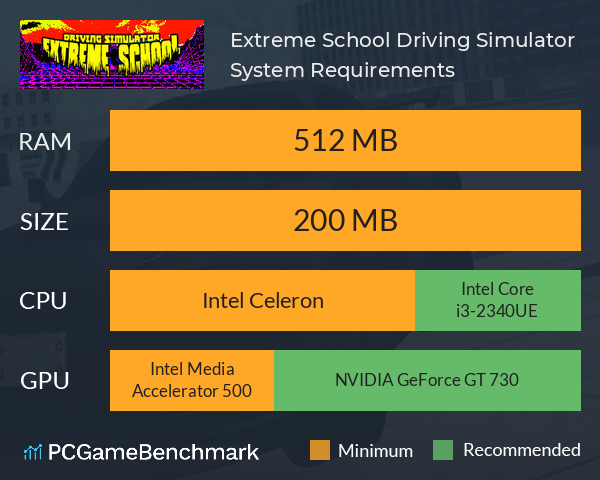 Extreme School Driving Simulator System Requirements PC Graph - Can I Run Extreme School Driving Simulator Extreme School Driving Simulator System Requirements PC Graph - Can I Run Extreme School Driving Simulator