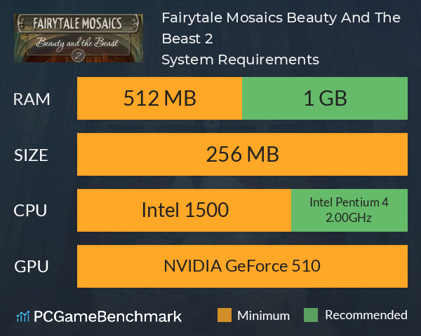 Fairytale Mosaics Beauty And The Beast 2 System Requirements PC Graph - Can I Run Fairytale Mosaics Beauty And The Beast 2 Fairytale Mosaics Beauty And The Beast 2 System Requirements PC Graph - Can I Run Fairytale Mosaics Beauty And The Beast 2