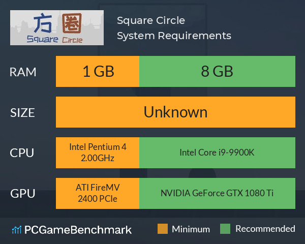 方圈 Square Circle System Requirements PC Graph - Can I Run 方圈 Square Circle