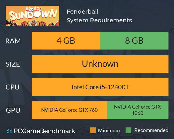 Fenderball System Requirements PC Graph - Can I Run Fenderball Fenderball System Requirements PC Graph - Can I Run Fenderball