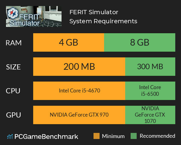 FERIT Simulator System Requirements PC Graph - Can I Run FERIT Simulator