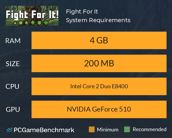 Fight For It System Requirements PC Graph - Can I Run Fight For It Fight For It System Requirements PC Graph - Can I Run Fight For It