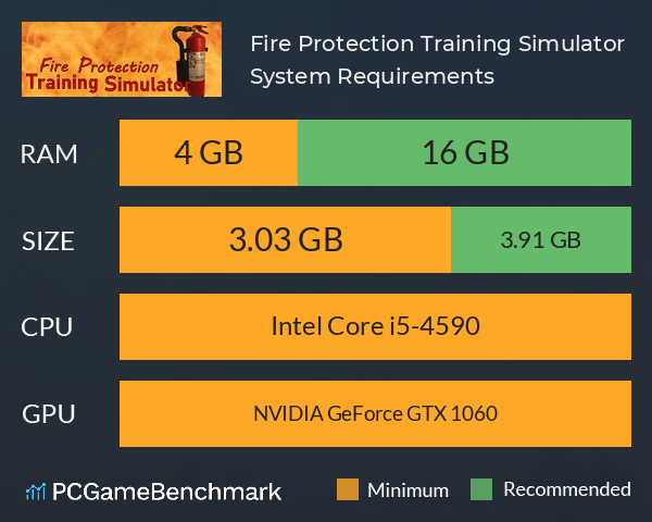 Fire Protection Training Simulator System Requirements PC Graph - Can I Run Fire Protection Training Simulator Fire Protection Training Simulator System Requirements PC Graph - Can I Run Fire Protection Training Simulator