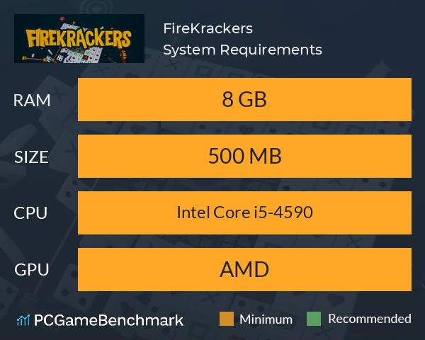 FireKrackers System Requirements PC Graph - Can I Run FireKrackers FireKrackers System Requirements PC Graph - Can I Run FireKrackers