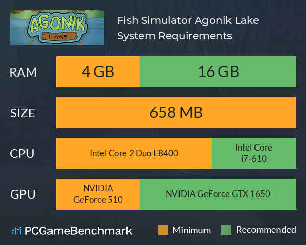 Fish Simulator: Agonik Lake System Requirements PC Graph - Can I Run Fish Simulator: Agonik Lake Fish Simulator: Agonik Lake System Requirements PC Graph - Can I Run Fish Simulator: Agonik Lake