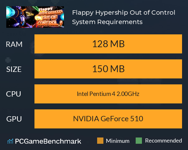 Flappy Hypership Out of Control System Requirements PC Graph - Can I Run Flappy Hypership Out of Control Flappy Hypership Out of Control System Requirements PC Graph - Can I Run Flappy Hypership Out of Control