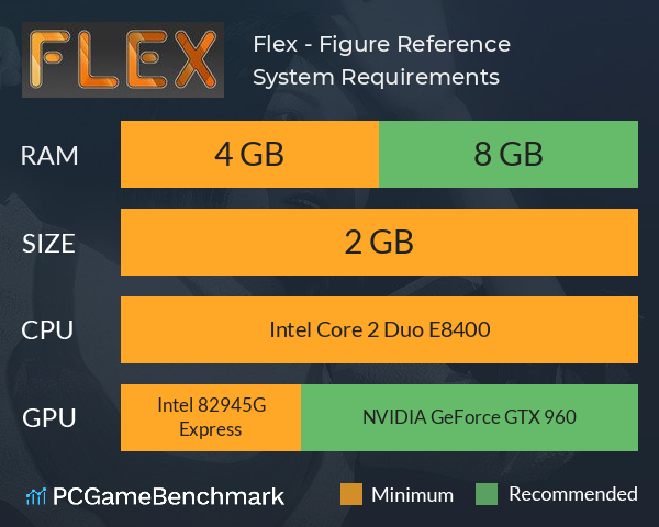 Flex - Figure Reference System Requirements PC Graph - Can I Run Flex - Figure Reference