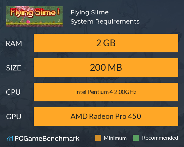 Flying Slime! System Requirements PC Graph - Can I Run Flying Slime! Flying Slime! System Requirements PC Graph - Can I Run Flying Slime!